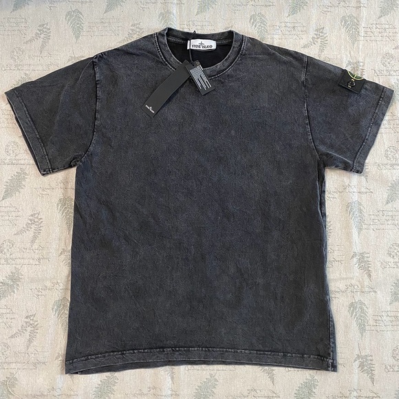 Stone Island Black Crew Neck Short Sleeve T - Picture 1 of 7